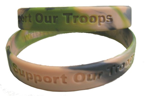 Forest Camouflage Silicone Bracelets