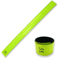 PVC Reflective Slap Bracelet