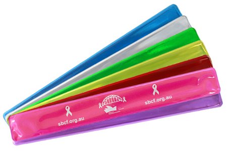 PVC slap bracelets