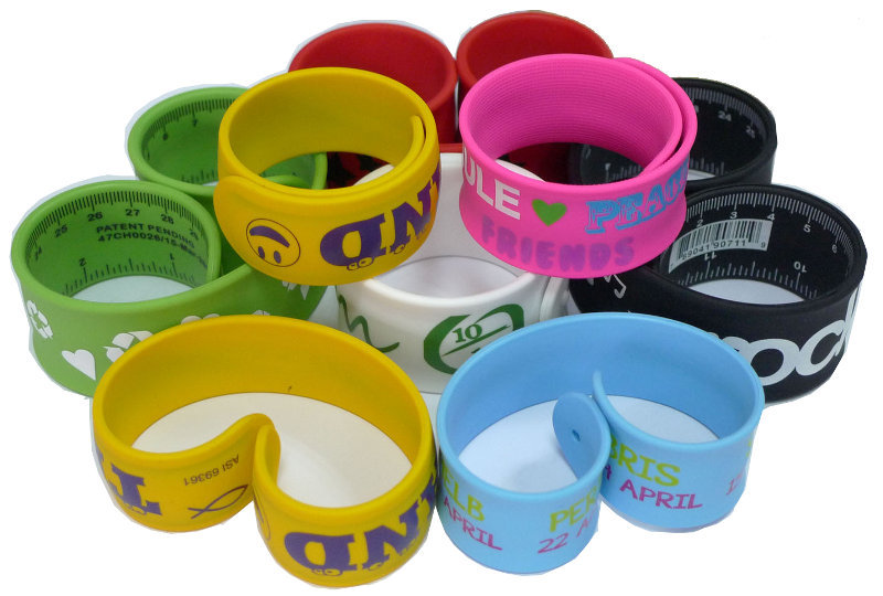 silicone slap bracelet